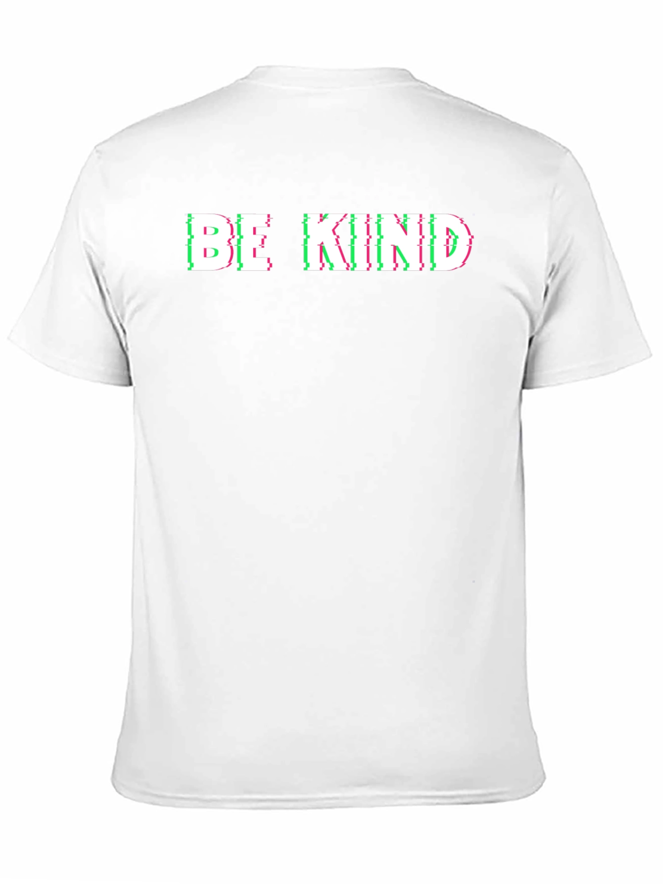 Be Kind Glitch Graphic T-Shirt - Short Sleeve