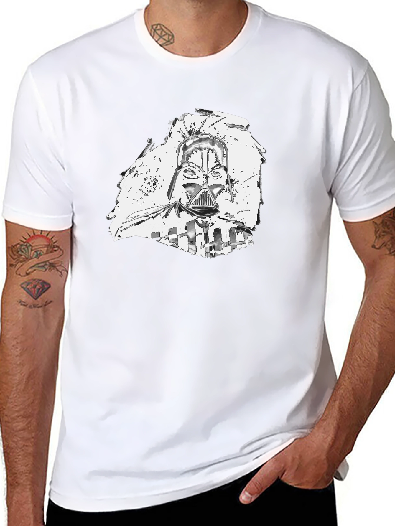 Darth Vader Graphic Tee - Black