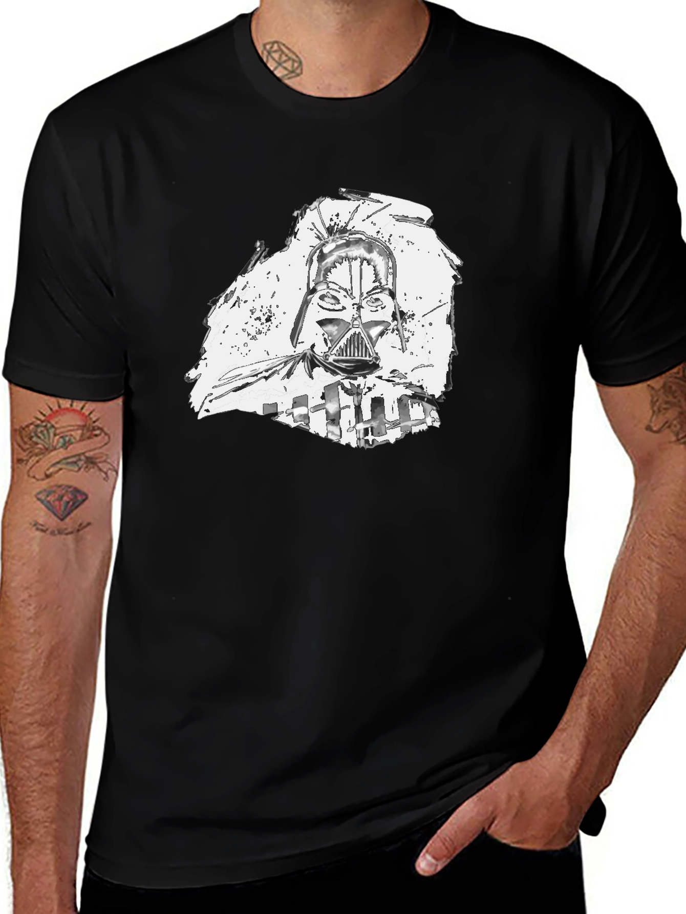 Darth Vader Graphic Tee - Black