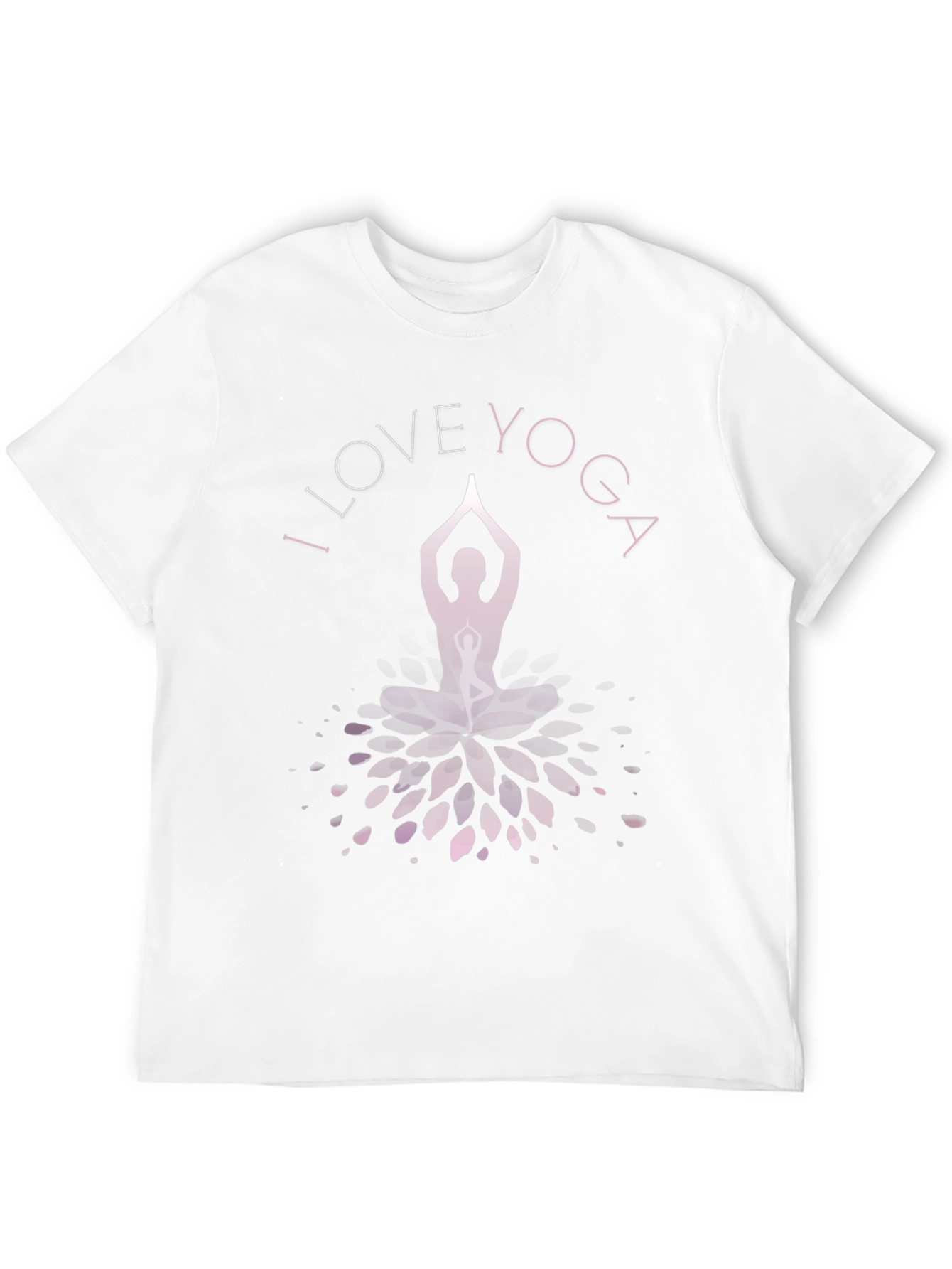 I Love Yoga Graphic Black T-Shirt
