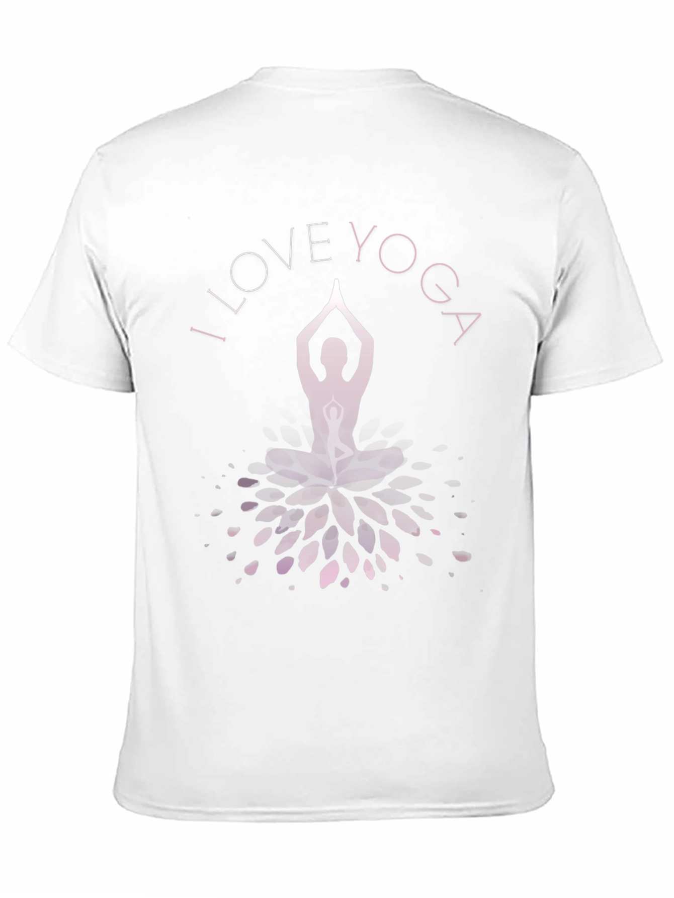 I Love Yoga Graphic Black T-Shirt