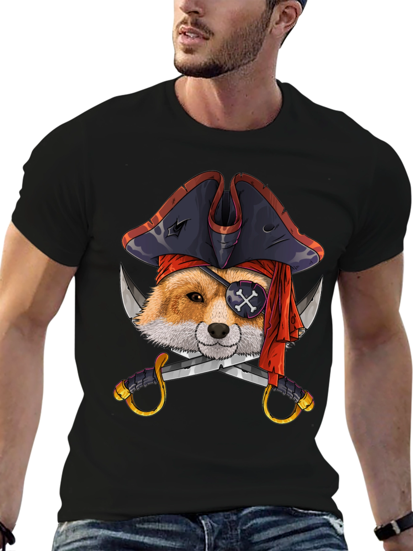 Pirate Fox Graphic Tee