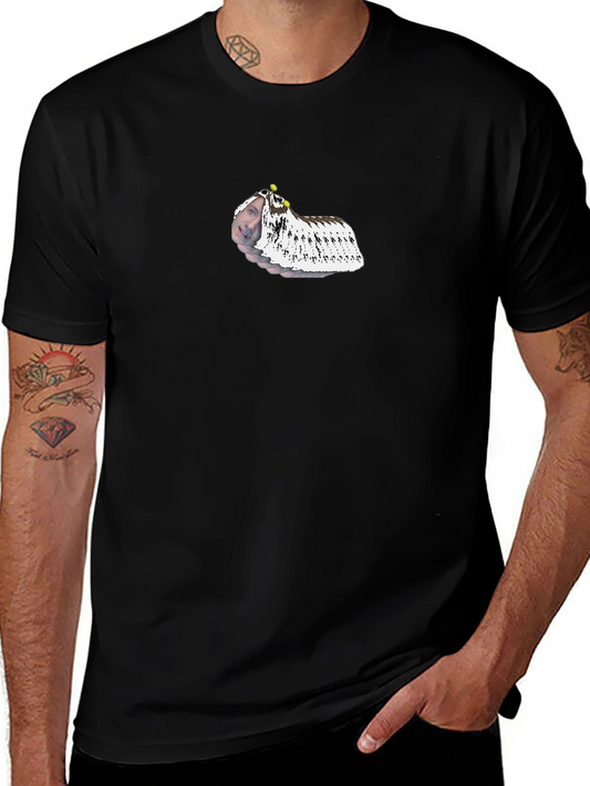 Unique Black T-Shirt with Novelty Design