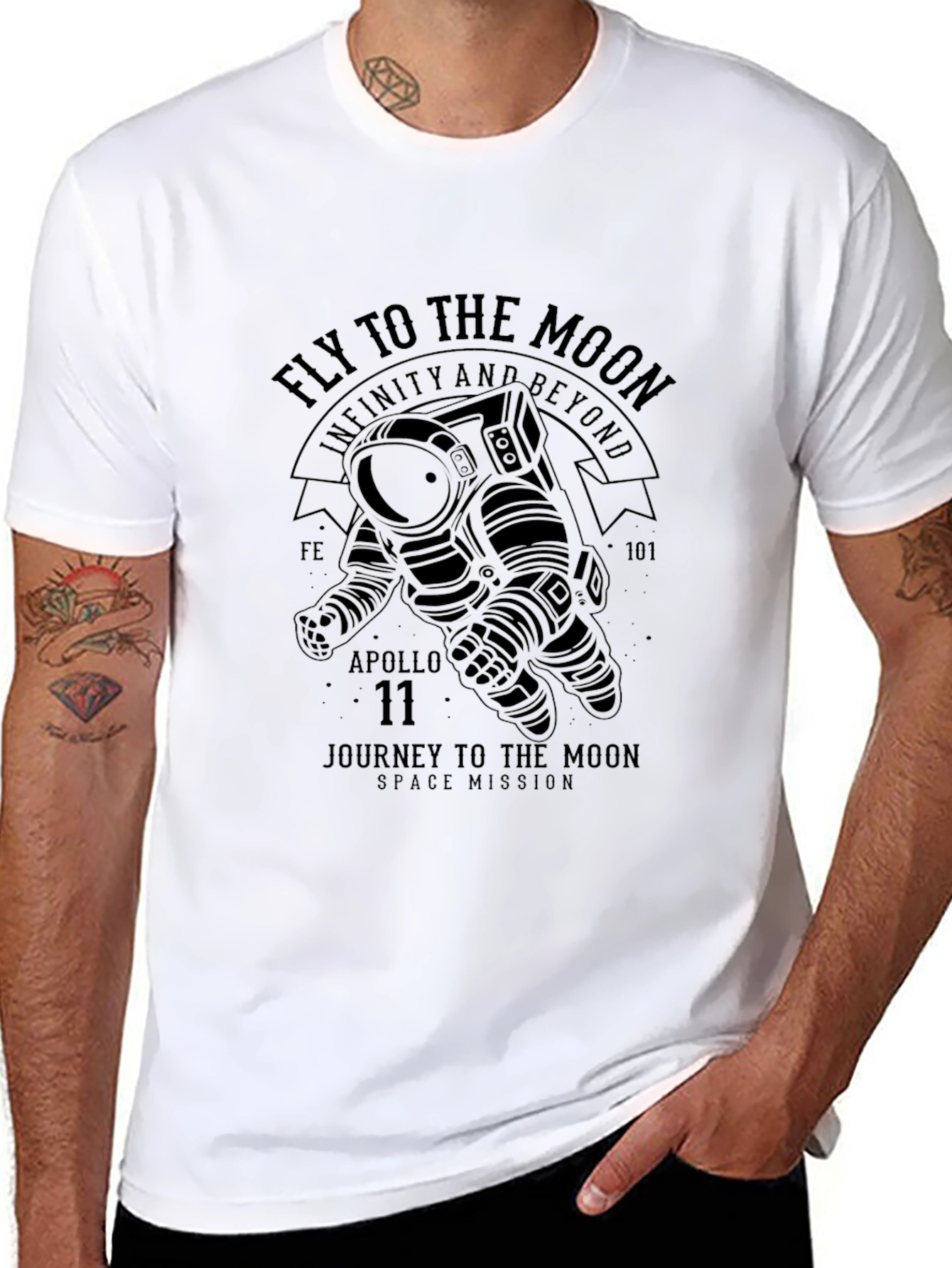 Fly to the Moon Graphic Tee