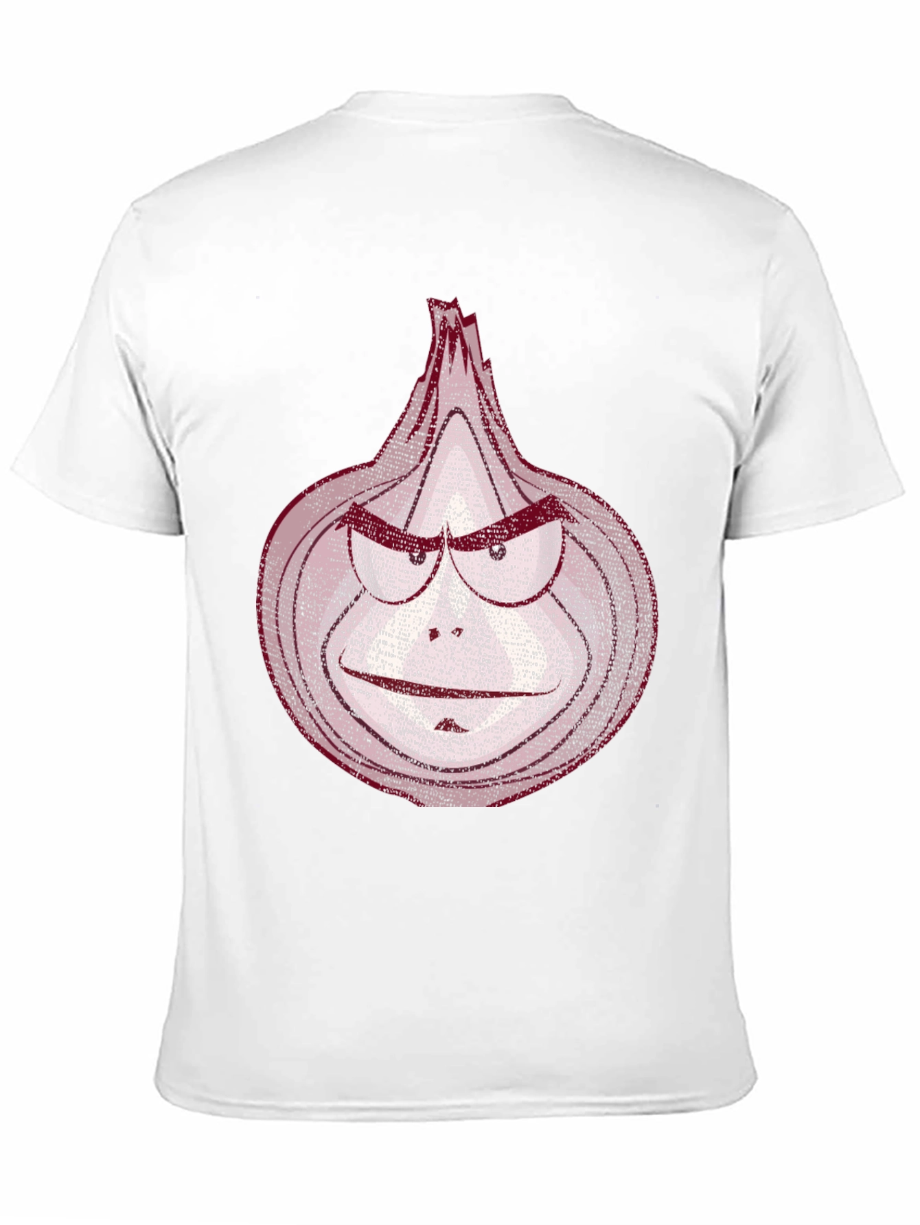 Angry Onion Graphic Tee - Black Cotton T-Shirt