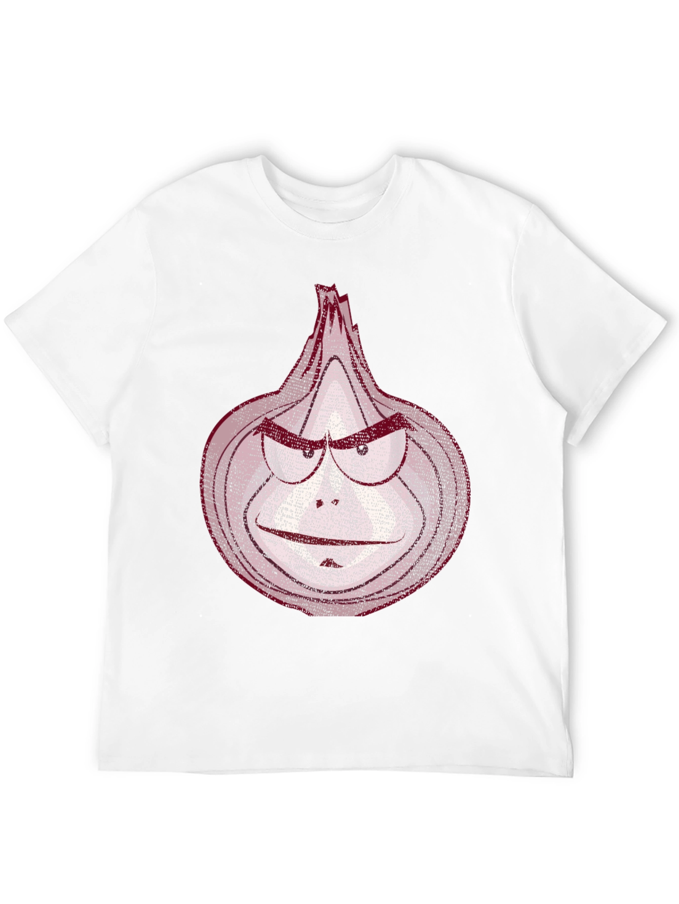 Angry Onion Graphic Tee - Black Cotton T-Shirt