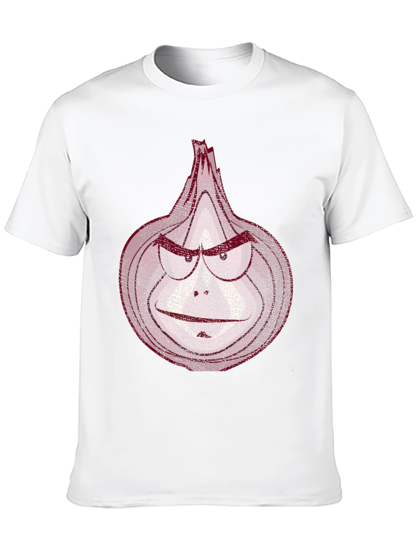 Angry Onion Graphic Tee - Black Cotton T-Shirt