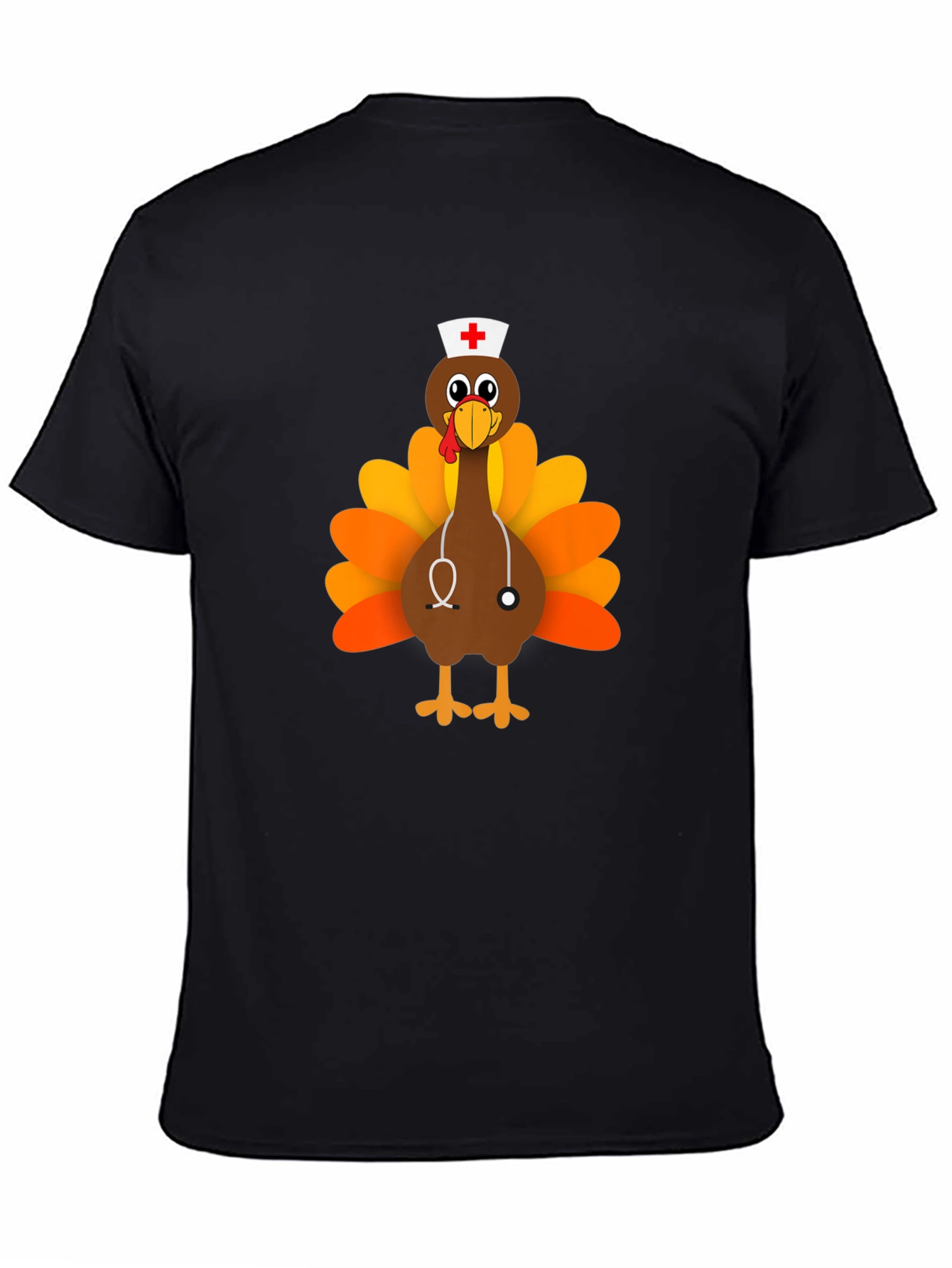 Funny Turkey Nurse Thanksgiving T-Shirt