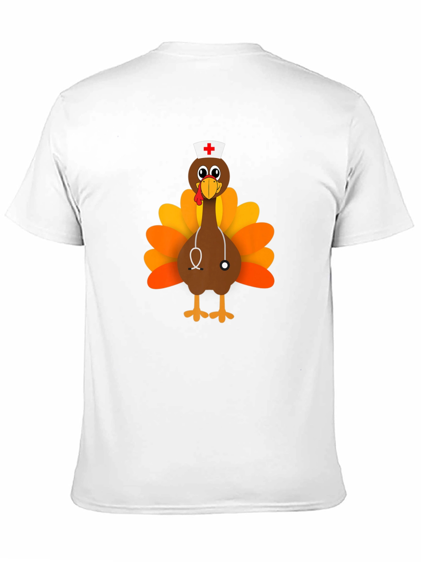 Funny Turkey Nurse Thanksgiving T-Shirt