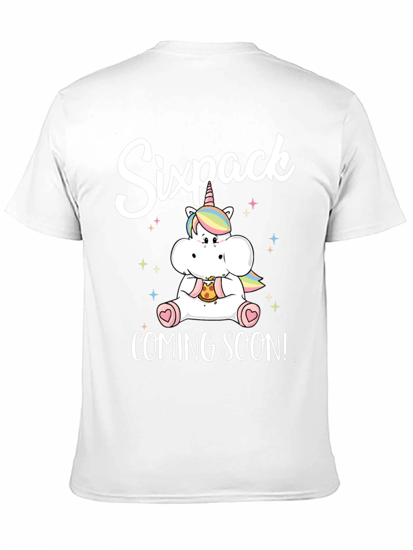 Sixpack Coming Soon Unicorn T-Shirt