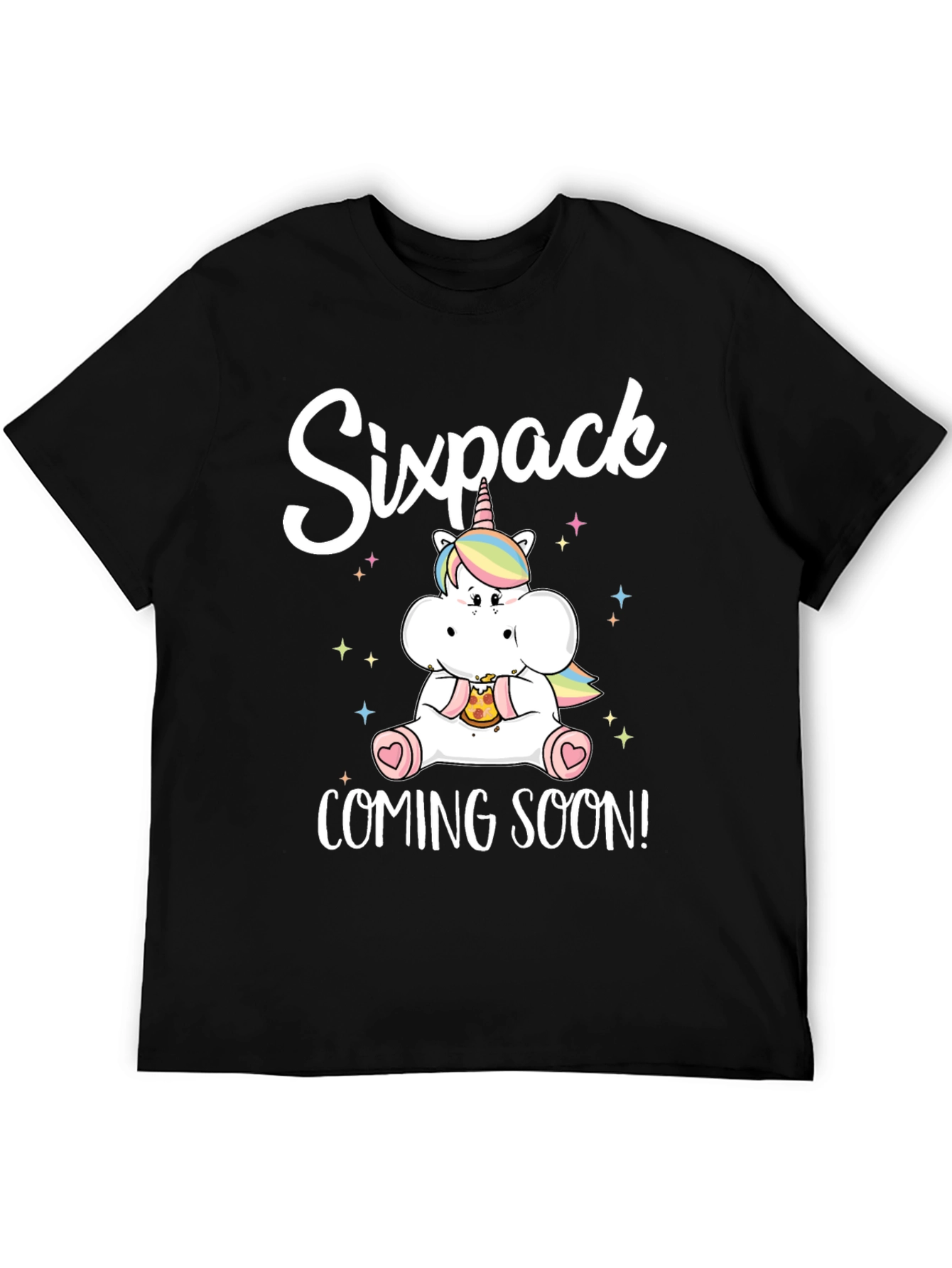 Sixpack Coming Soon Unicorn T-Shirt