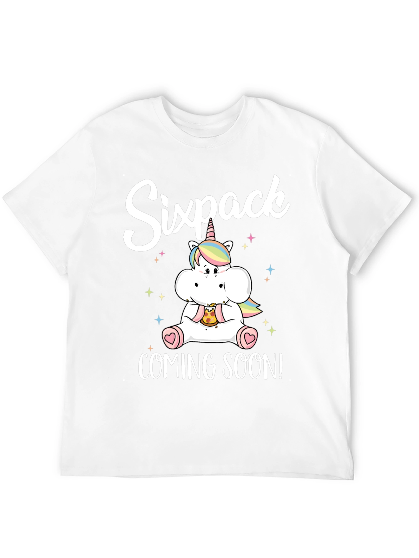 Sixpack Coming Soon Unicorn T-Shirt
