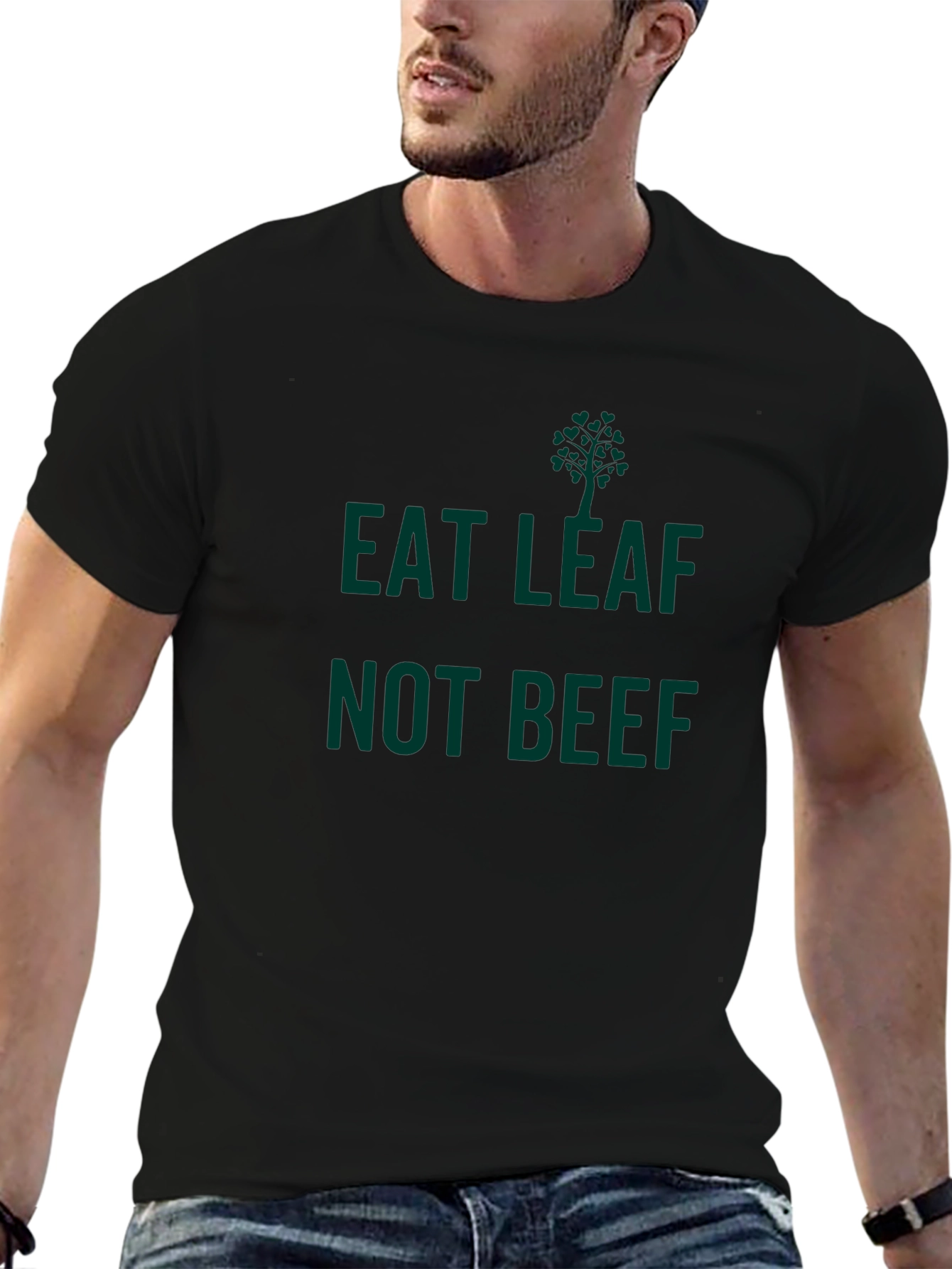 Eat Leaf Not Beef T-Shirt - Vegan Apparel