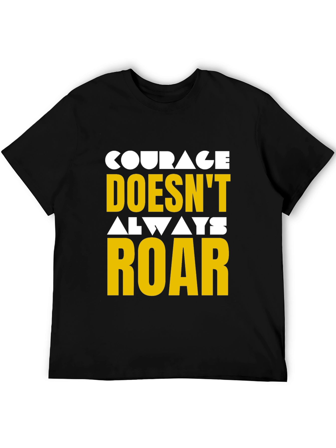 Courage Graphic Tee - Motivational T-Shirt