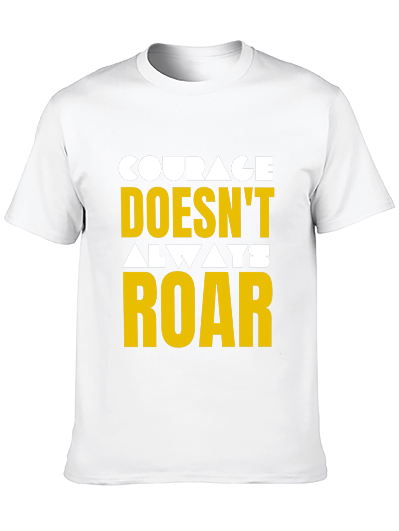 Courage Graphic Tee - Motivational T-Shirt