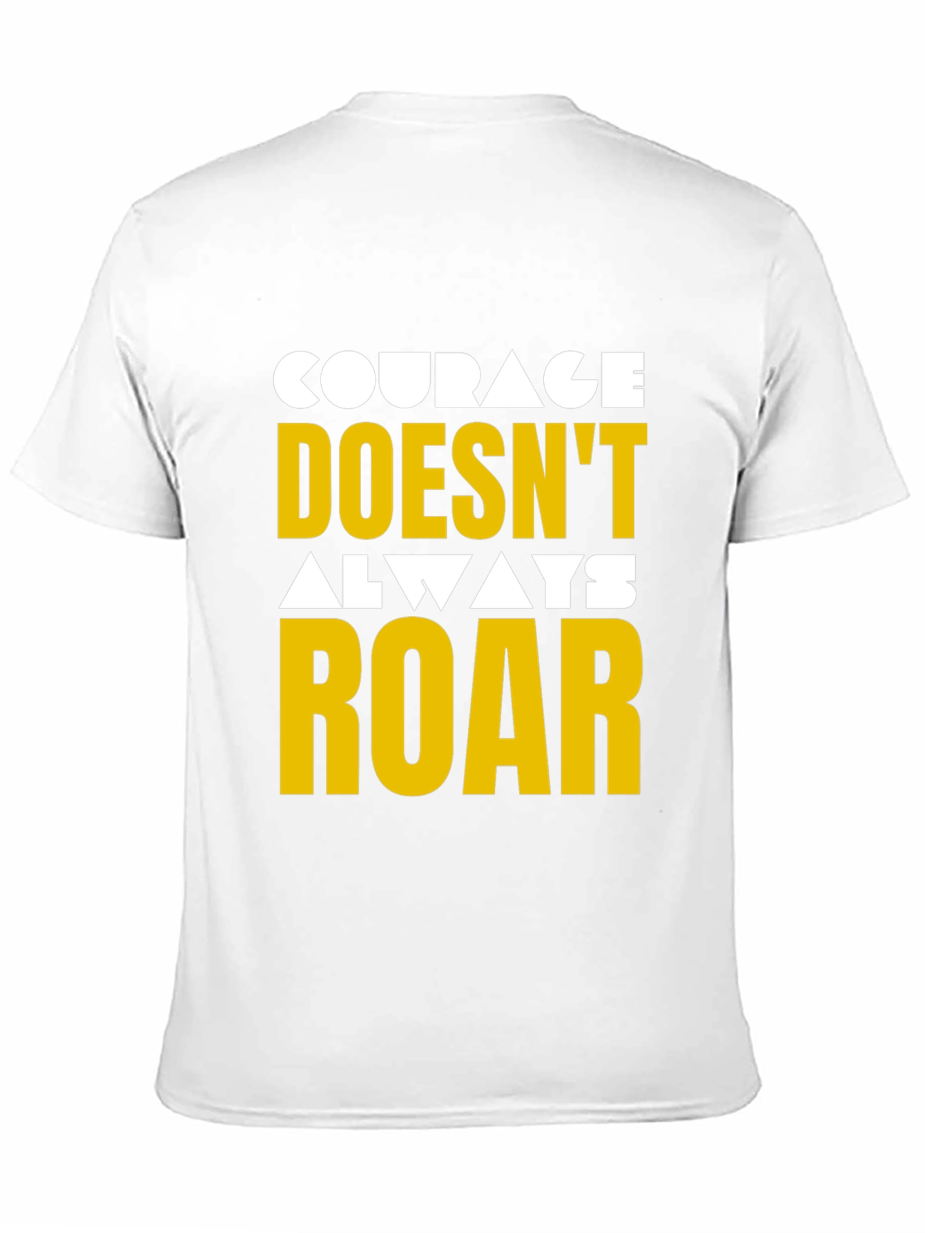 Courage Graphic Tee - Motivational T-Shirt