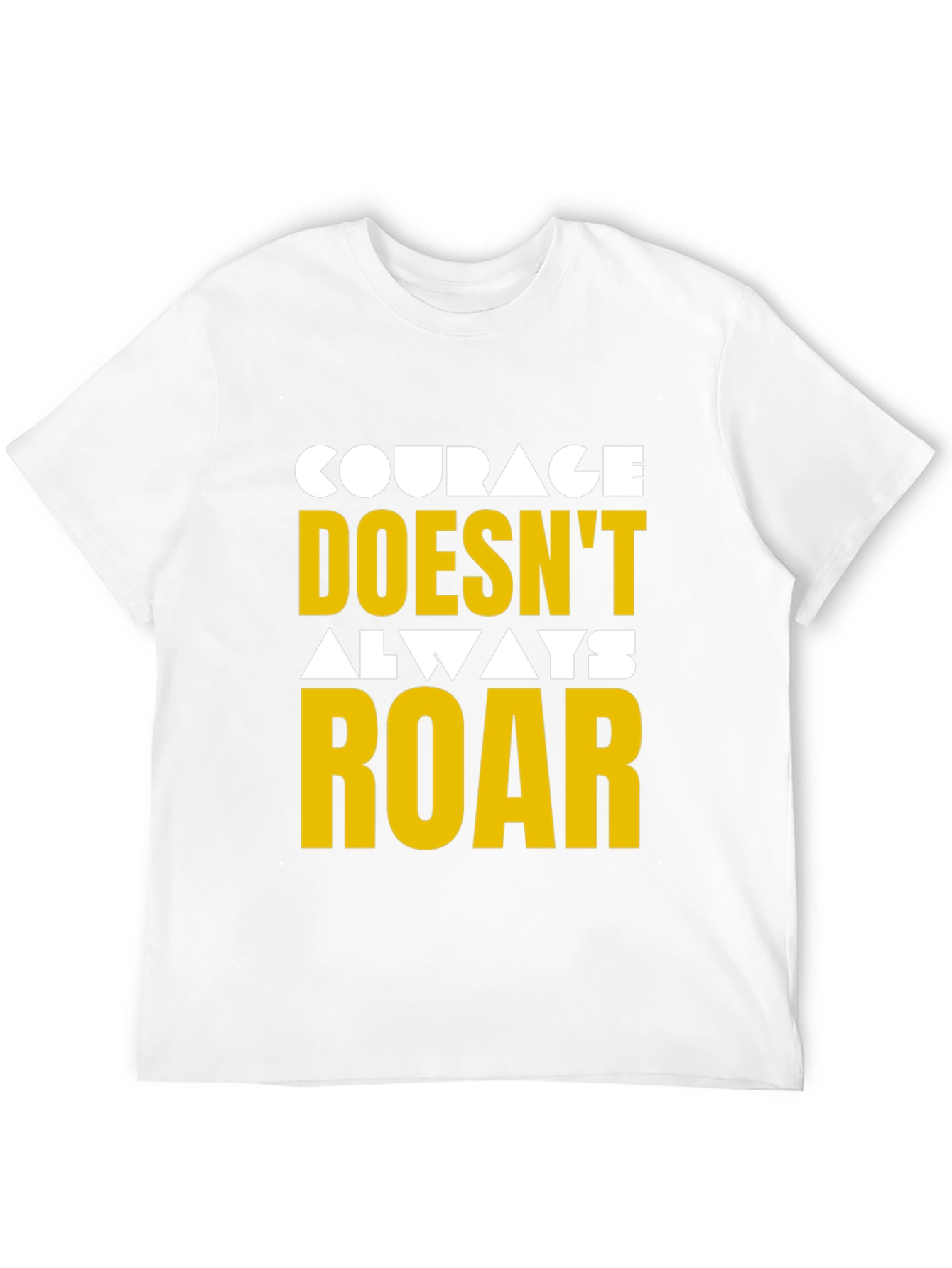 Courage Graphic Tee - Motivational T-Shirt