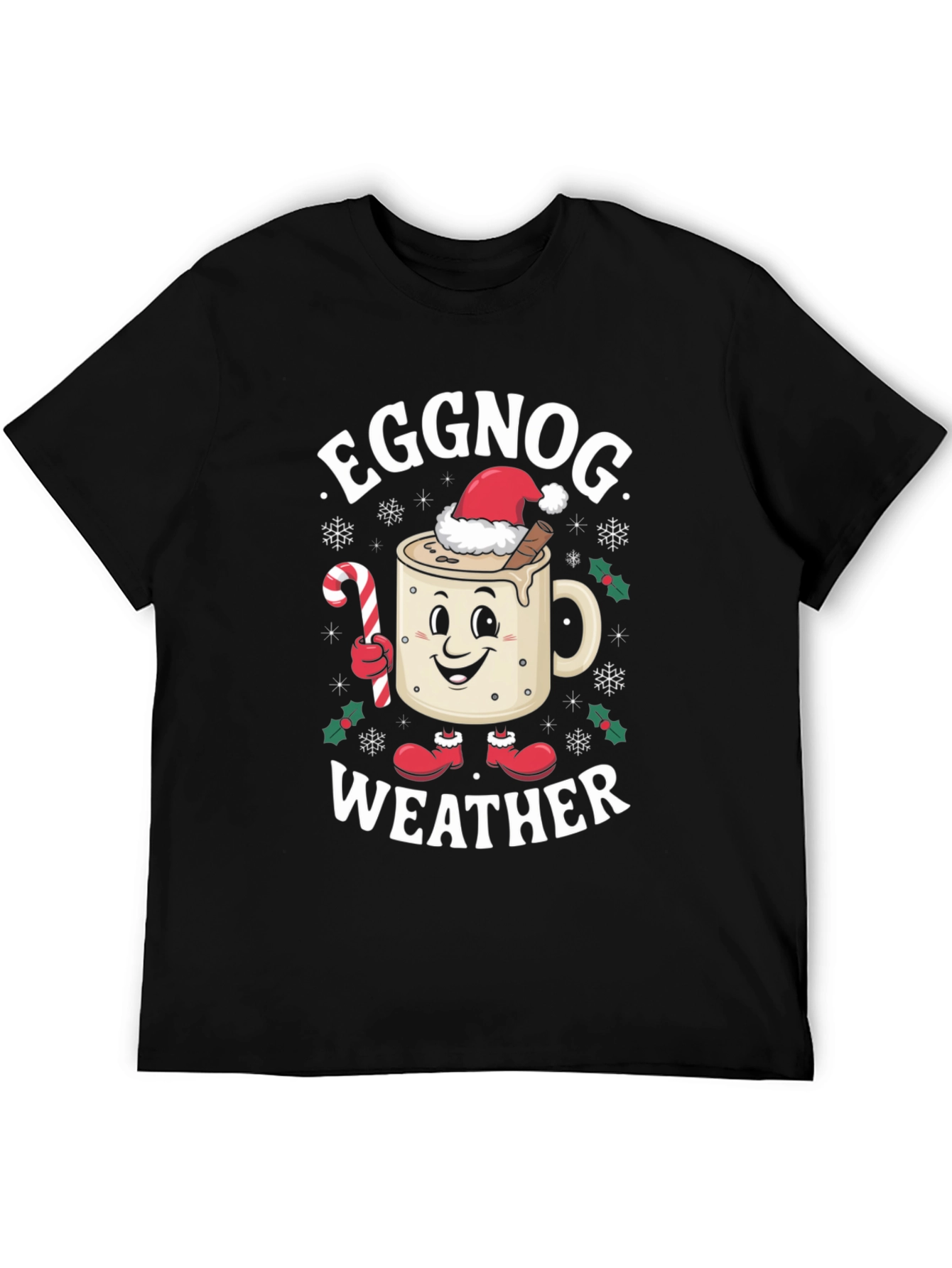 Eggnog Weather Holiday T-Shirt
