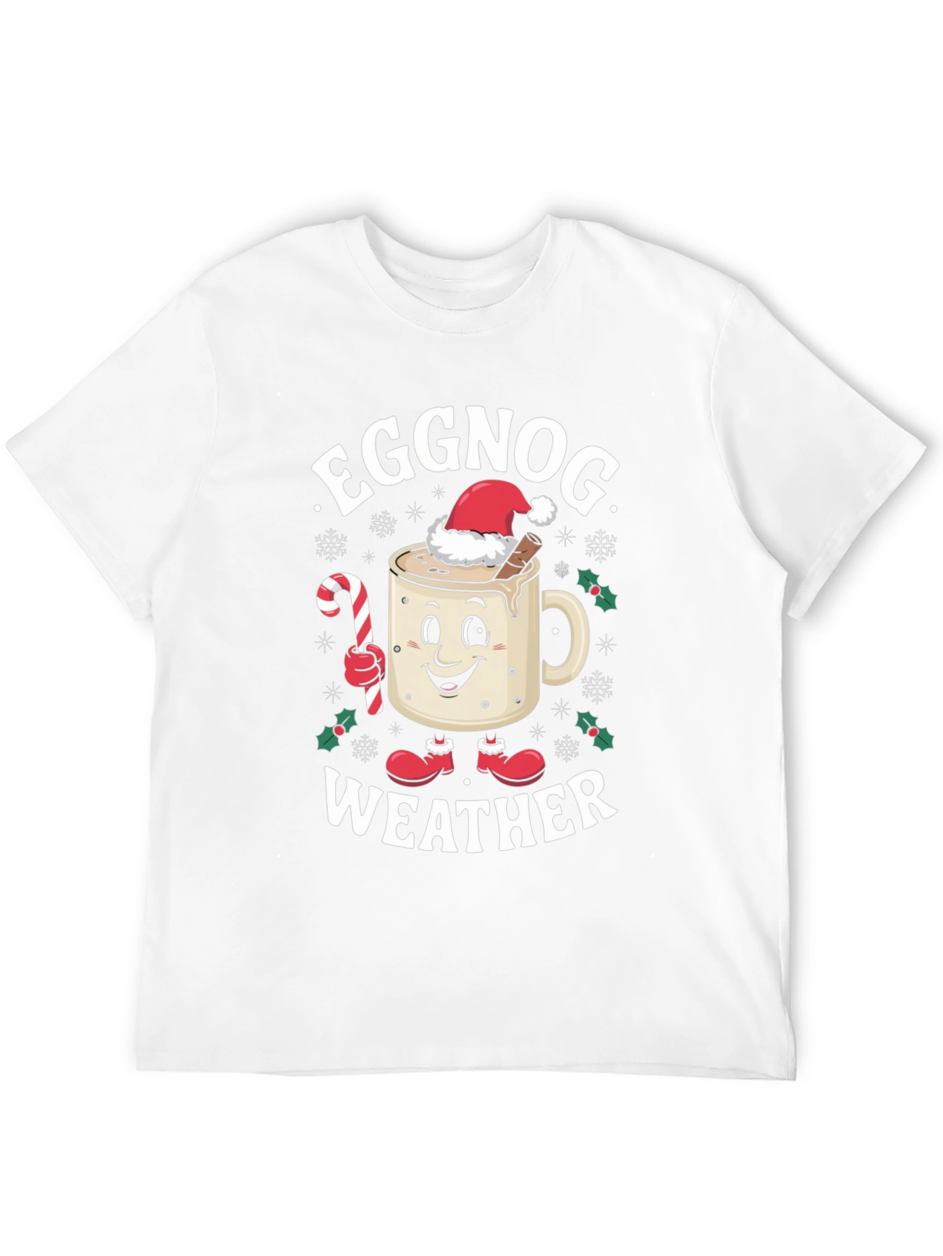 Eggnog Weather Holiday T-Shirt