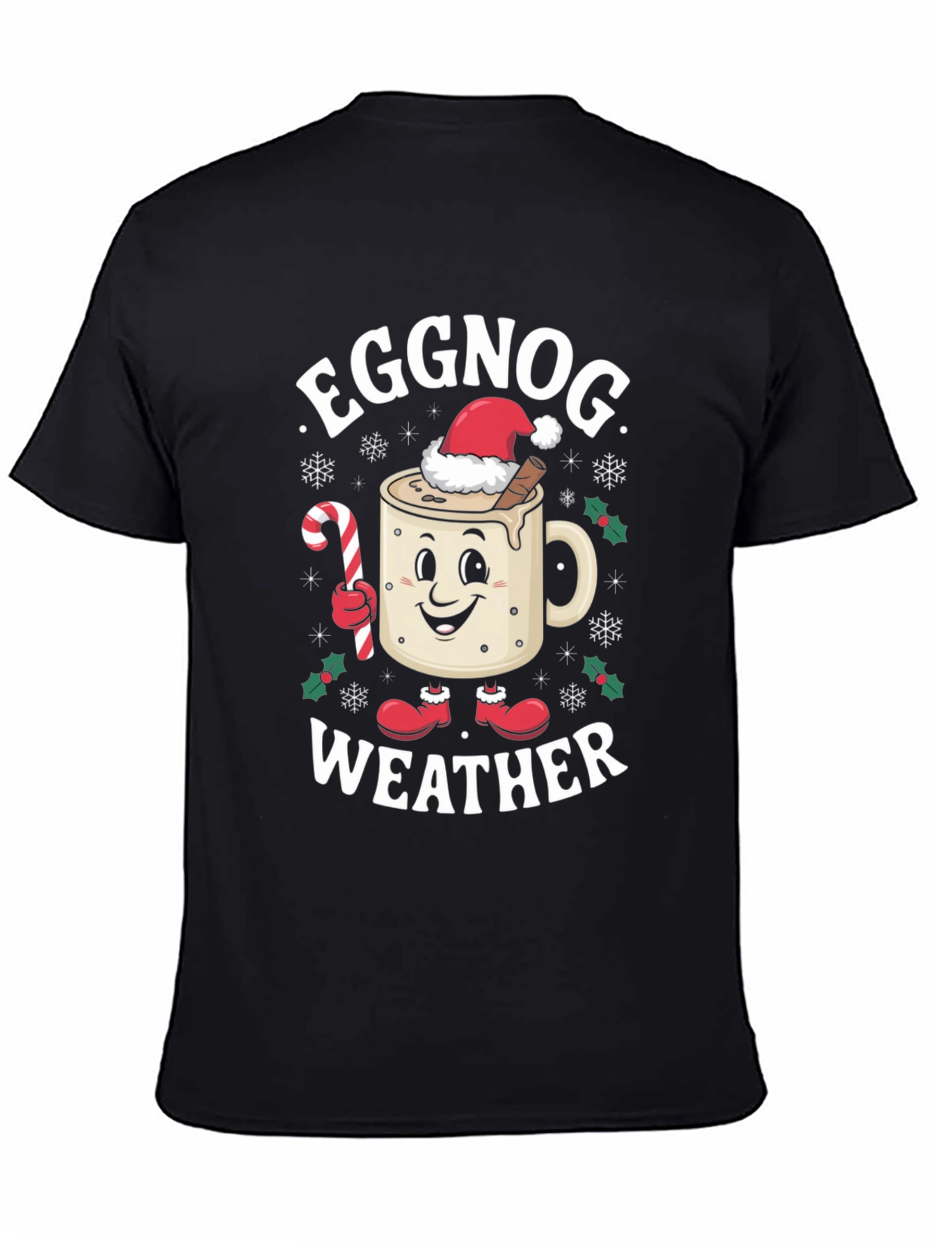 Eggnog Weather Holiday T-Shirt