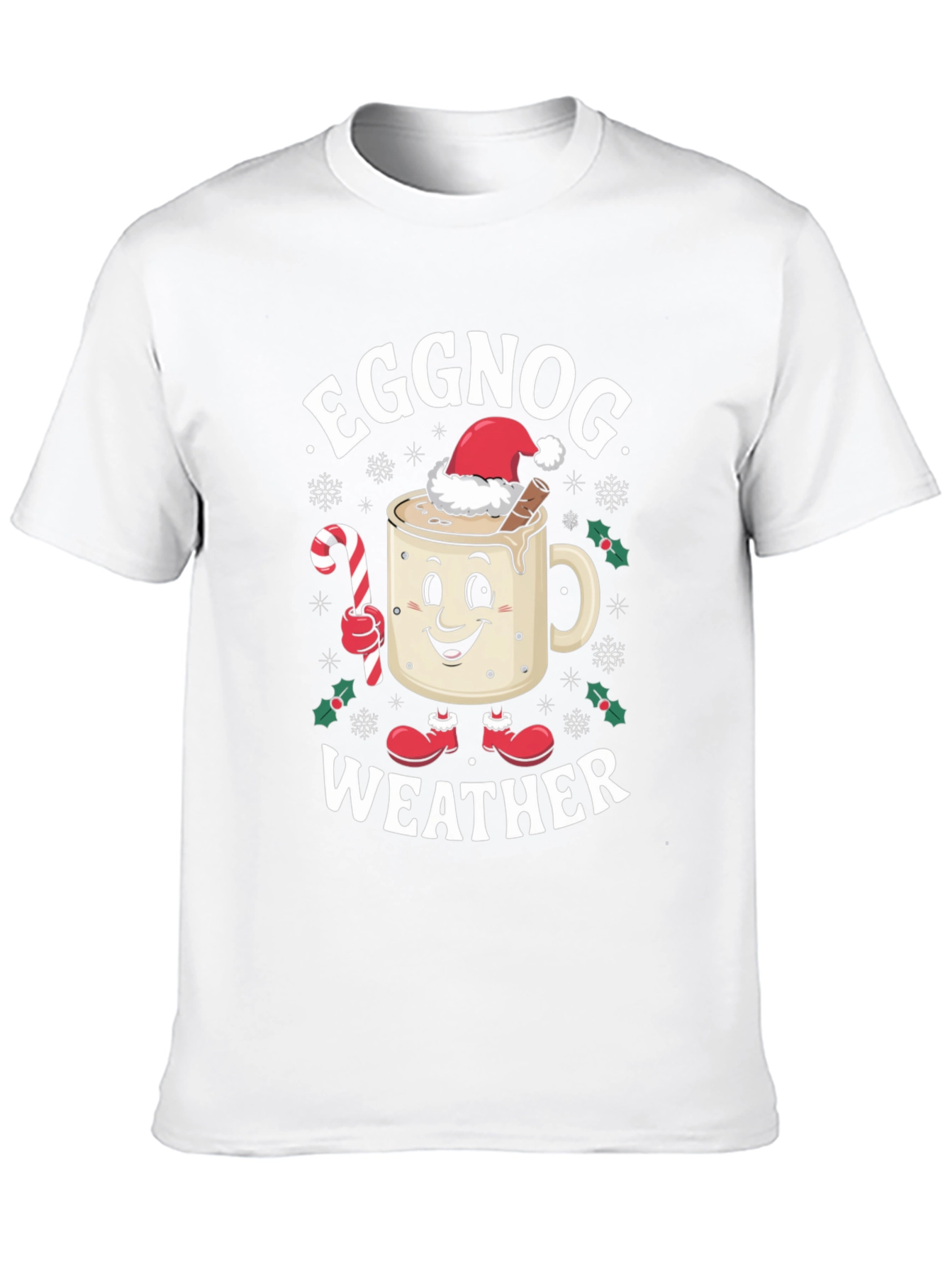 Eggnog Weather Holiday T-Shirt