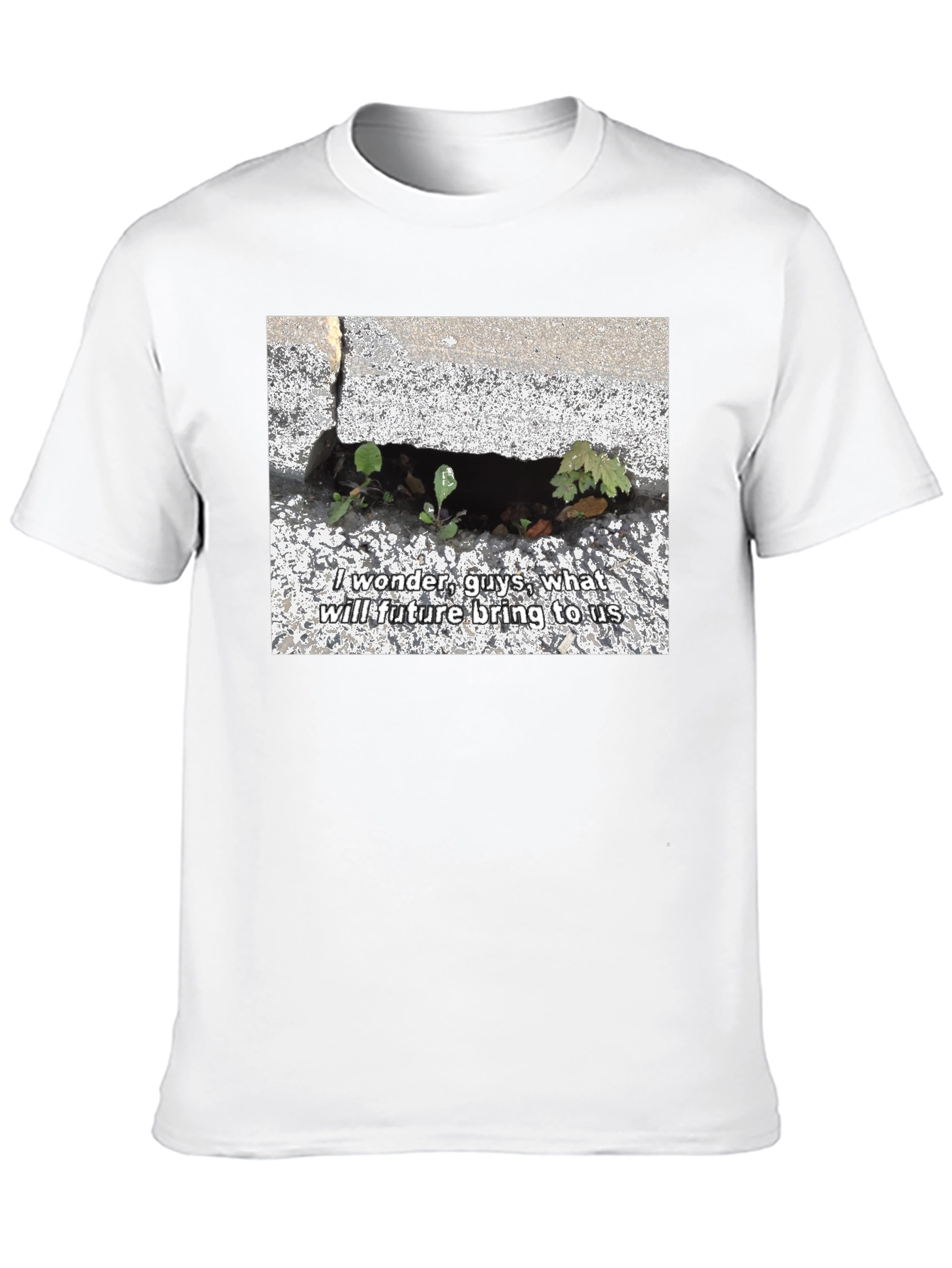 Nature-Inspired Graphic Tee - Future Design