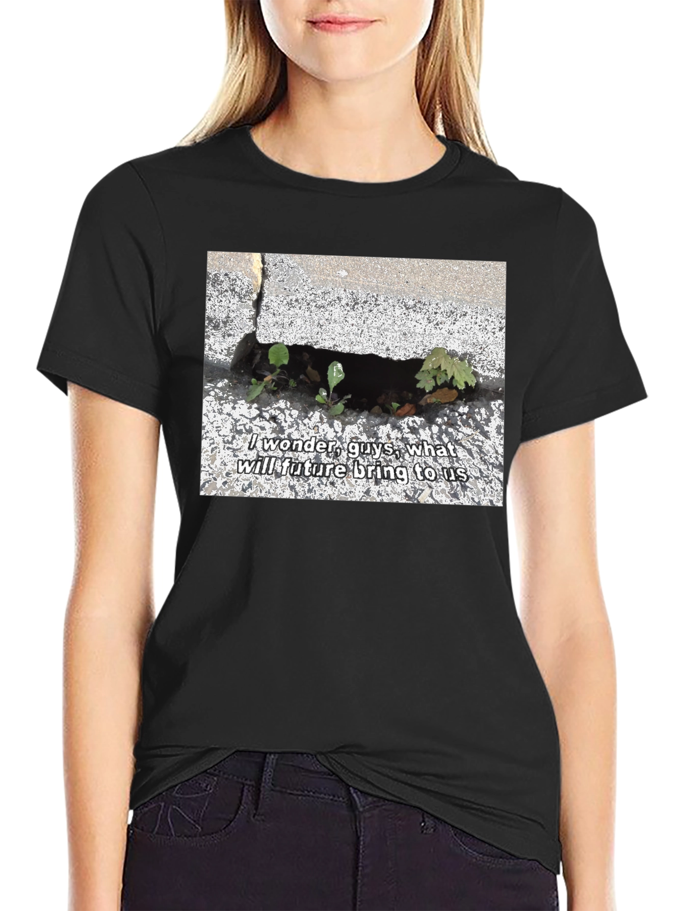 Nature-Inspired Graphic Tee - Future Design