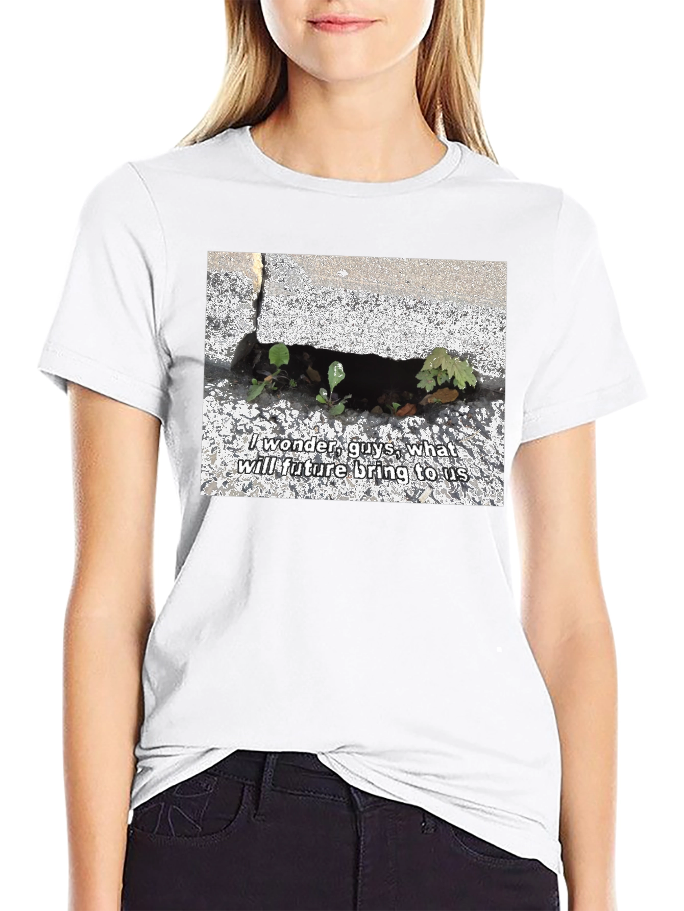 Nature-Inspired Graphic Tee - Future Design
