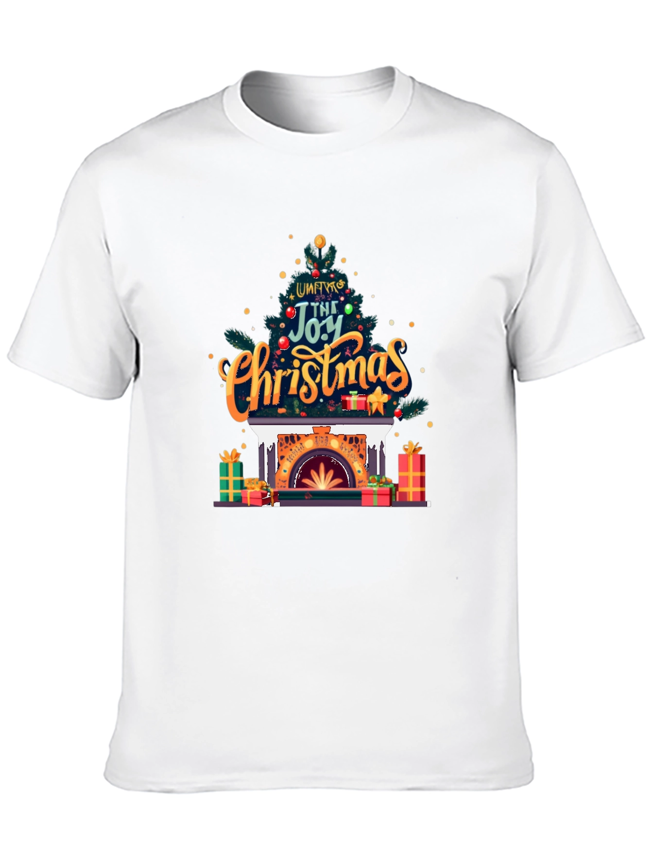 Joy of Christmas Fireplace T-Shirt