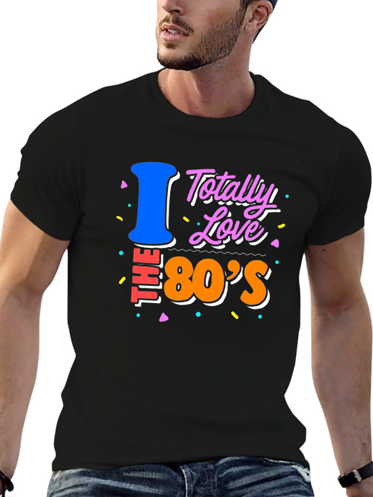 I Love the 80s Retro Graphic Tee
