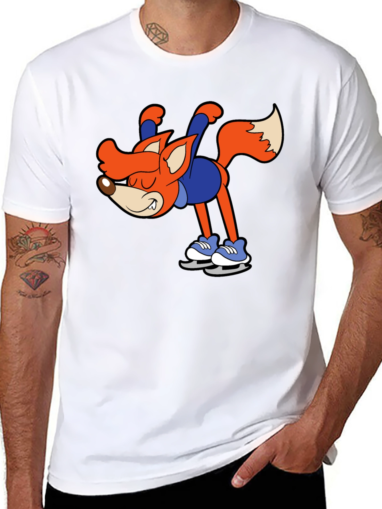 Fun Fox on Ice T-Shirt