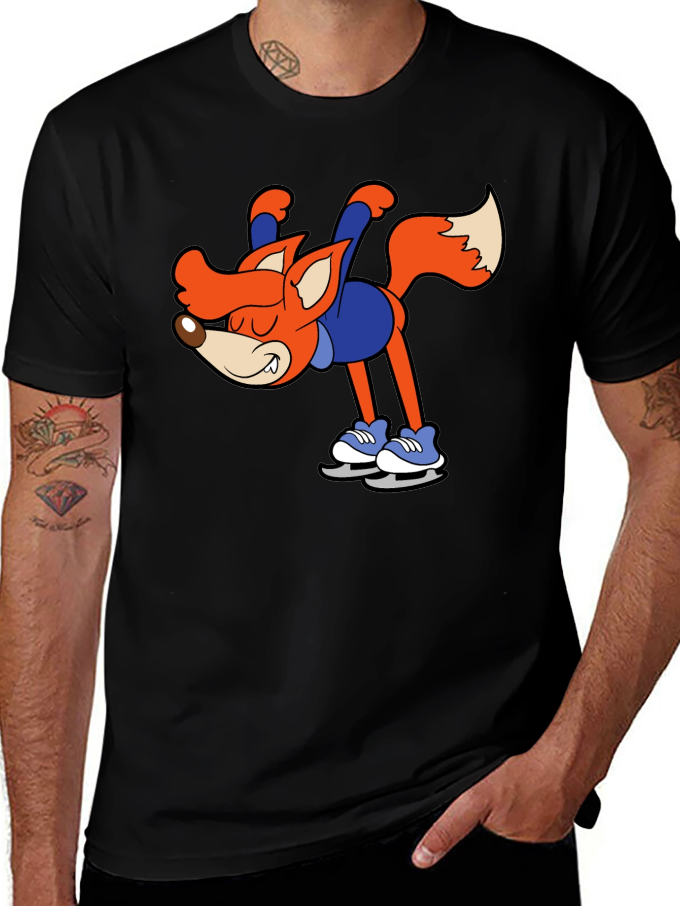 Fun Fox on Ice T-Shirt