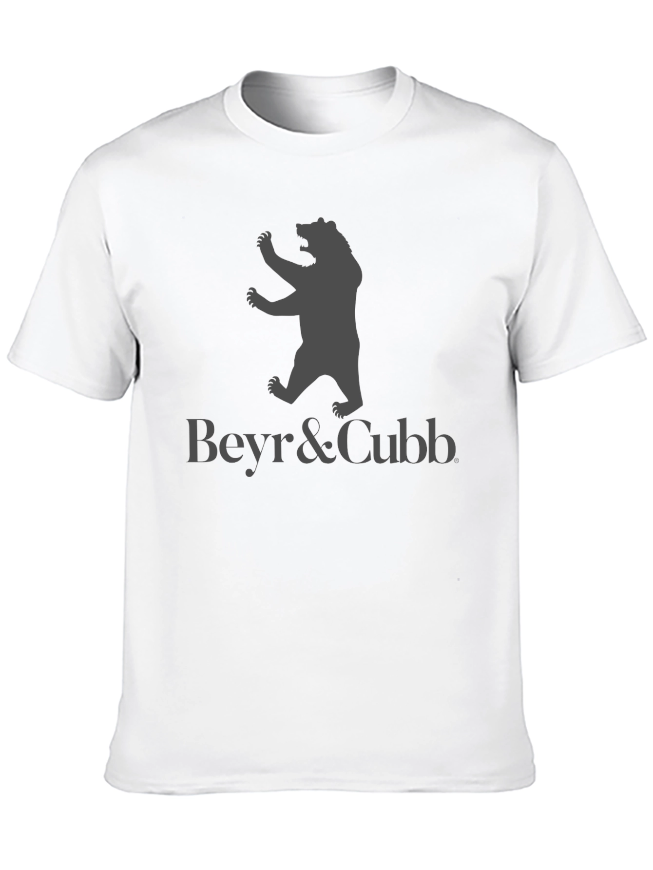 Beyer & Cubb Bear Graphic T-Shirt - Black