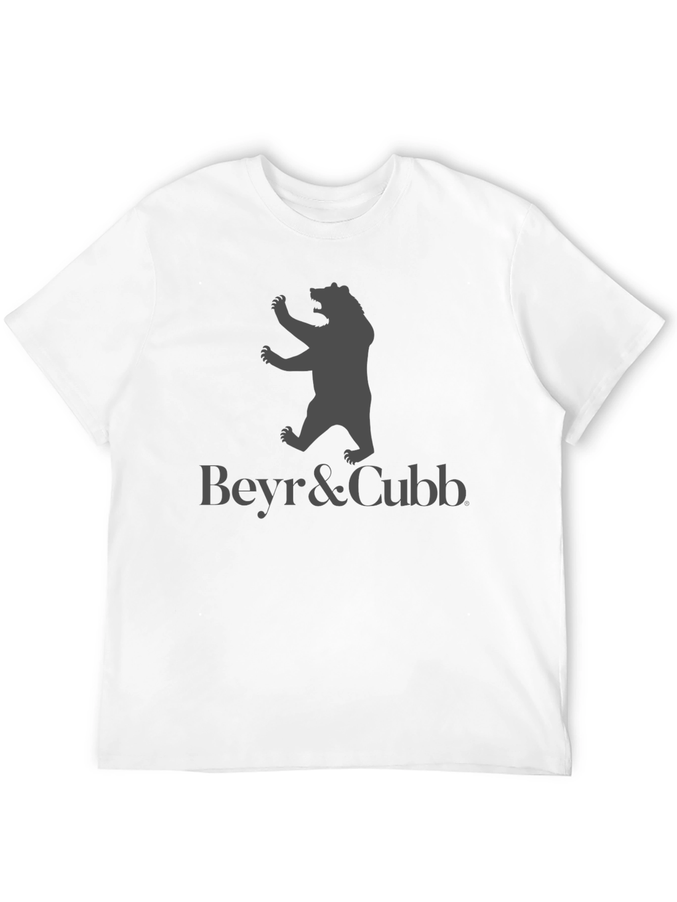 Beyer & Cubb Bear Graphic T-Shirt - Black