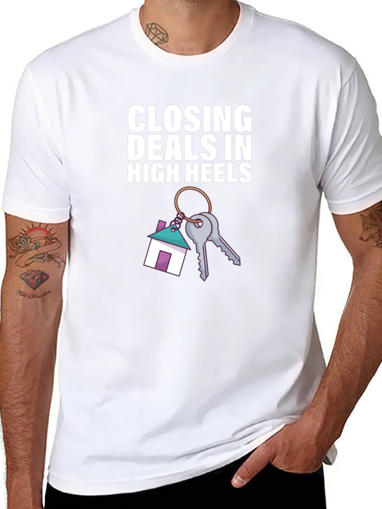 Closing Deals T-Shirt - High Heels Realtor Tee