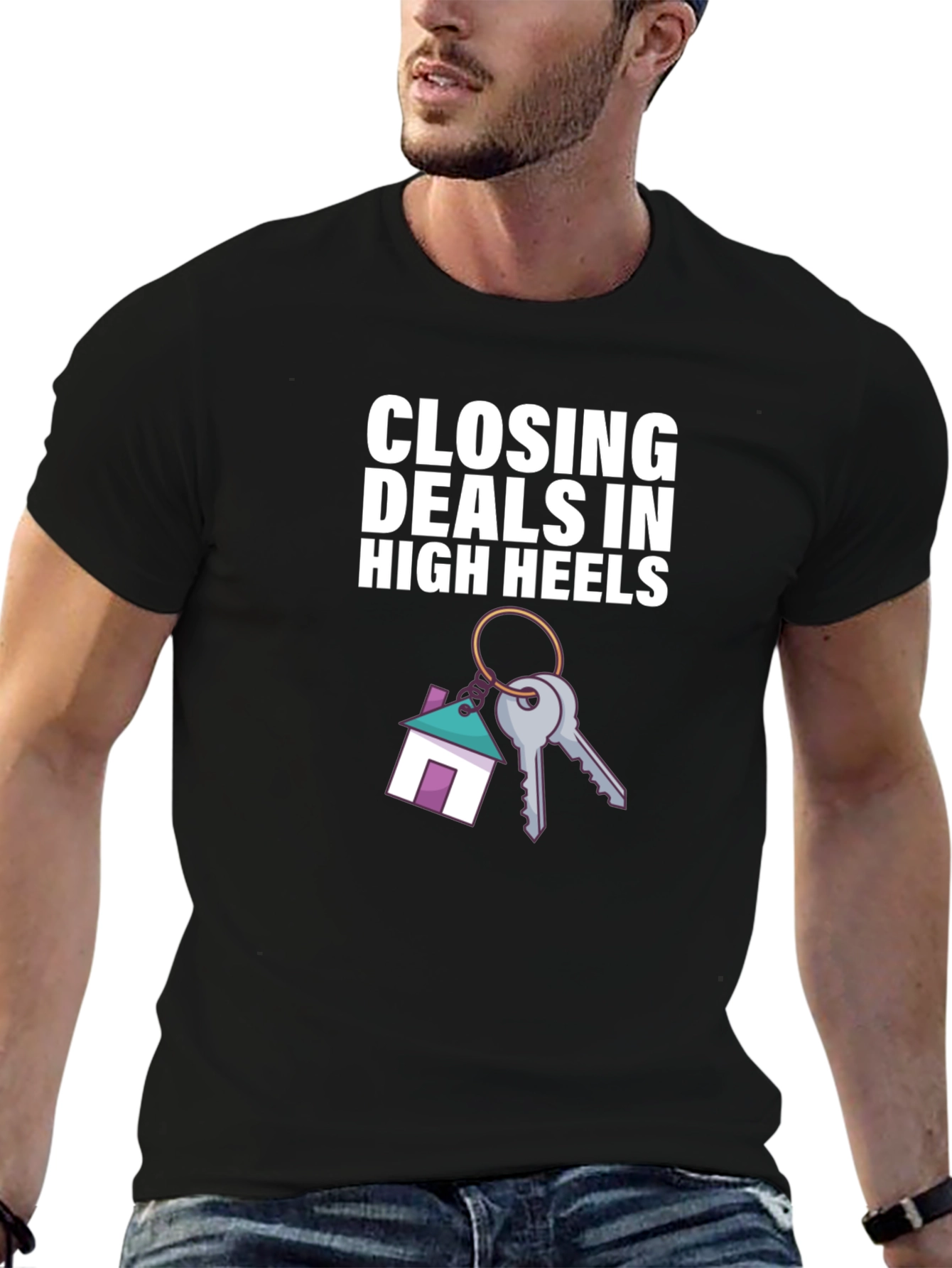 Closing Deals T-Shirt - High Heels Realtor Tee