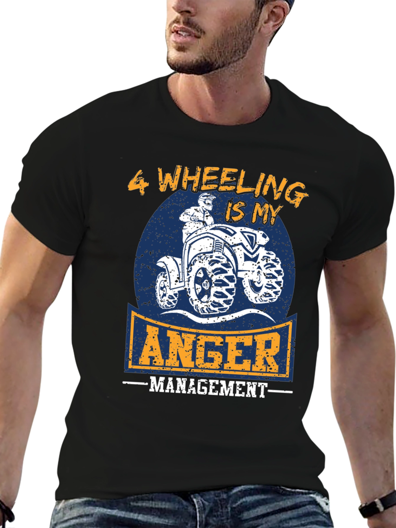 4 Wheeling Anger Management Graphic T-Shirt
