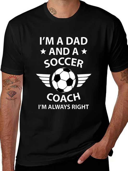 Im a Dad Soccer Coach T-Shirt