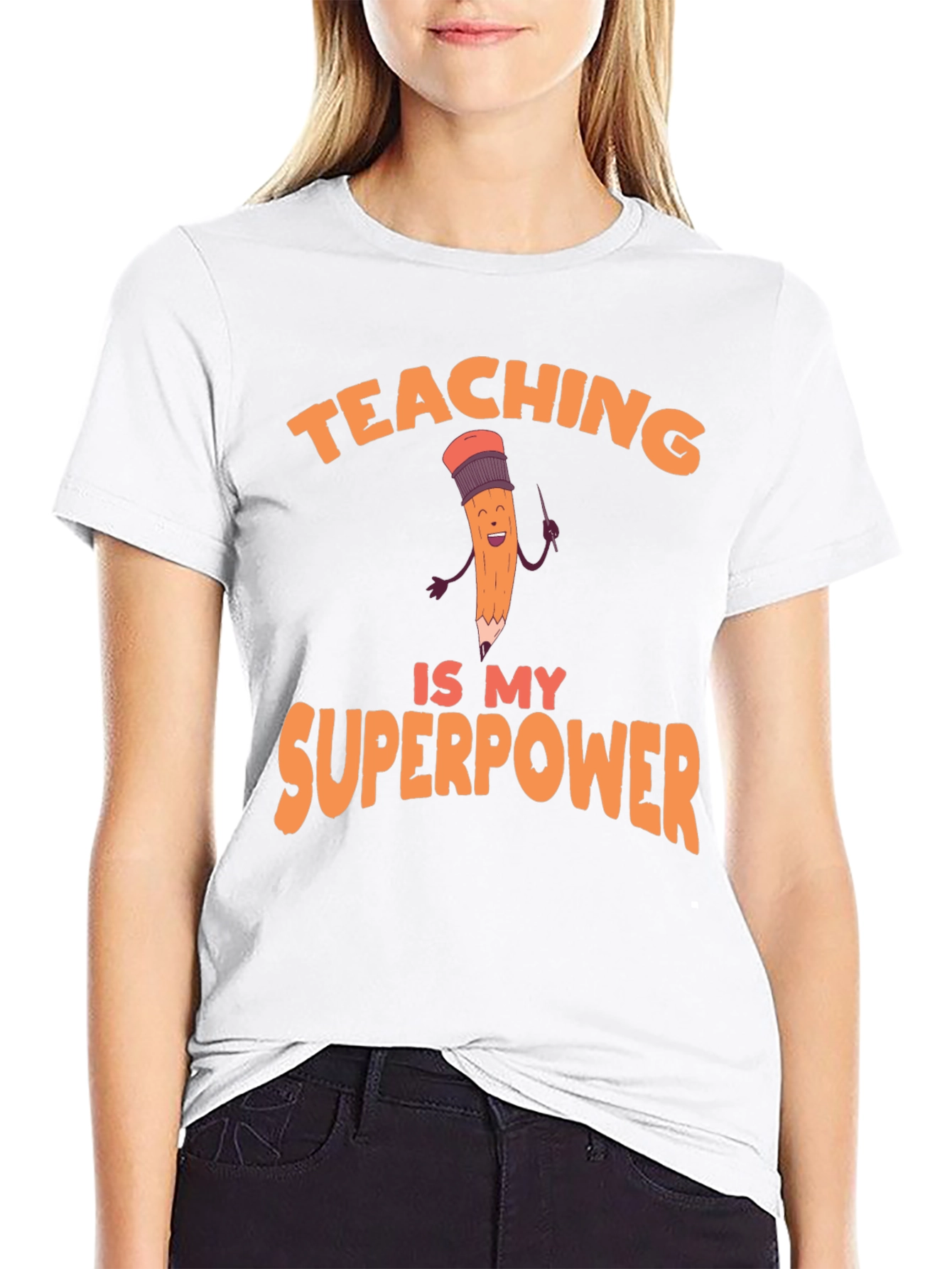 Teaching is My Superpower Graphic Tee