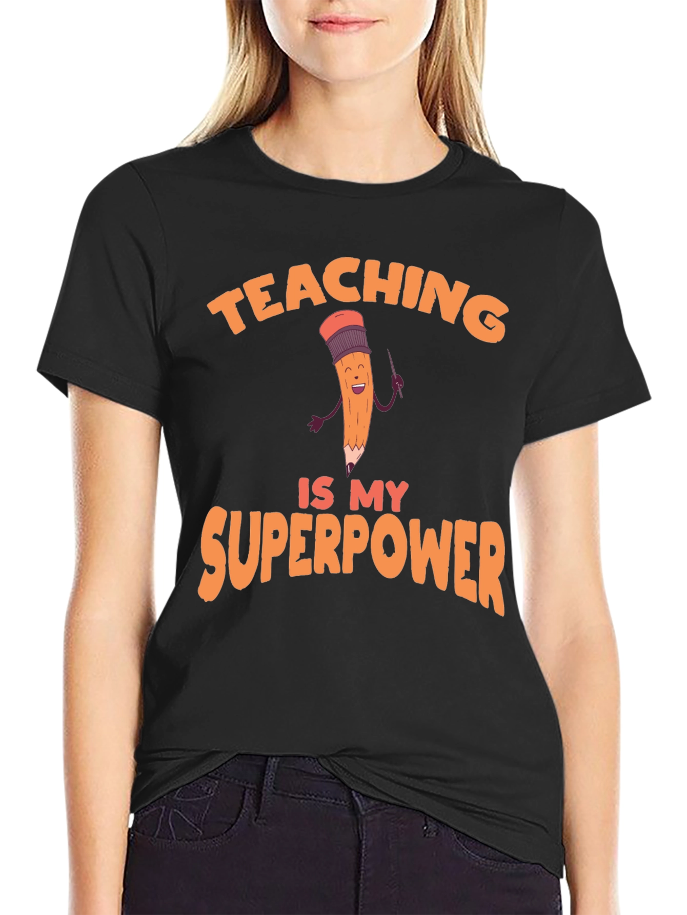 Teaching is My Superpower Graphic Tee