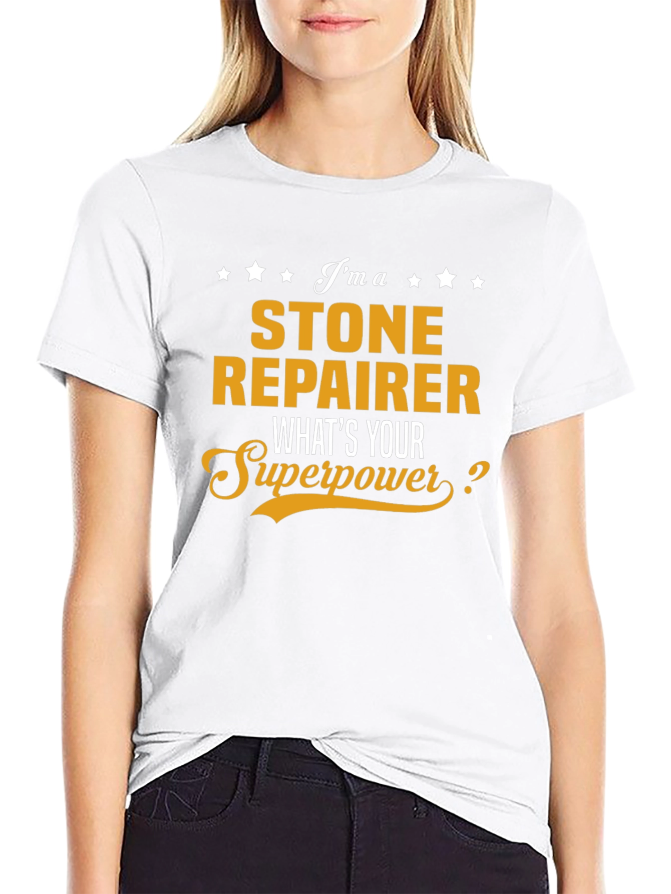 Stone Repairer Superpower Graphic T-Shirt