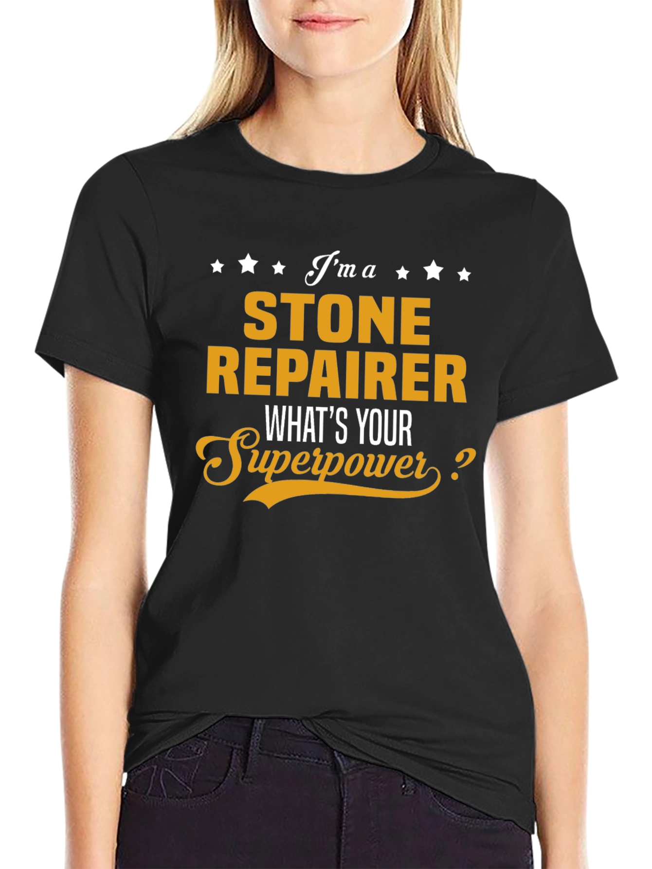 Stone Repairer Superpower Graphic T-Shirt