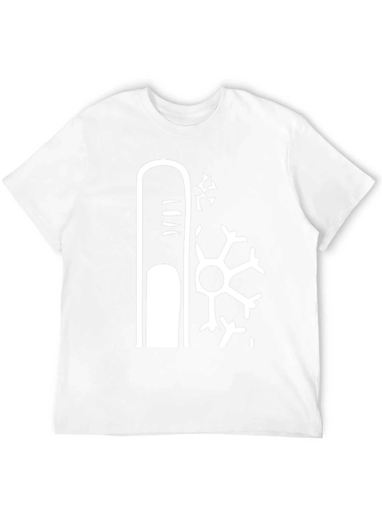 Cool Finger Snowflake Graphic Tee