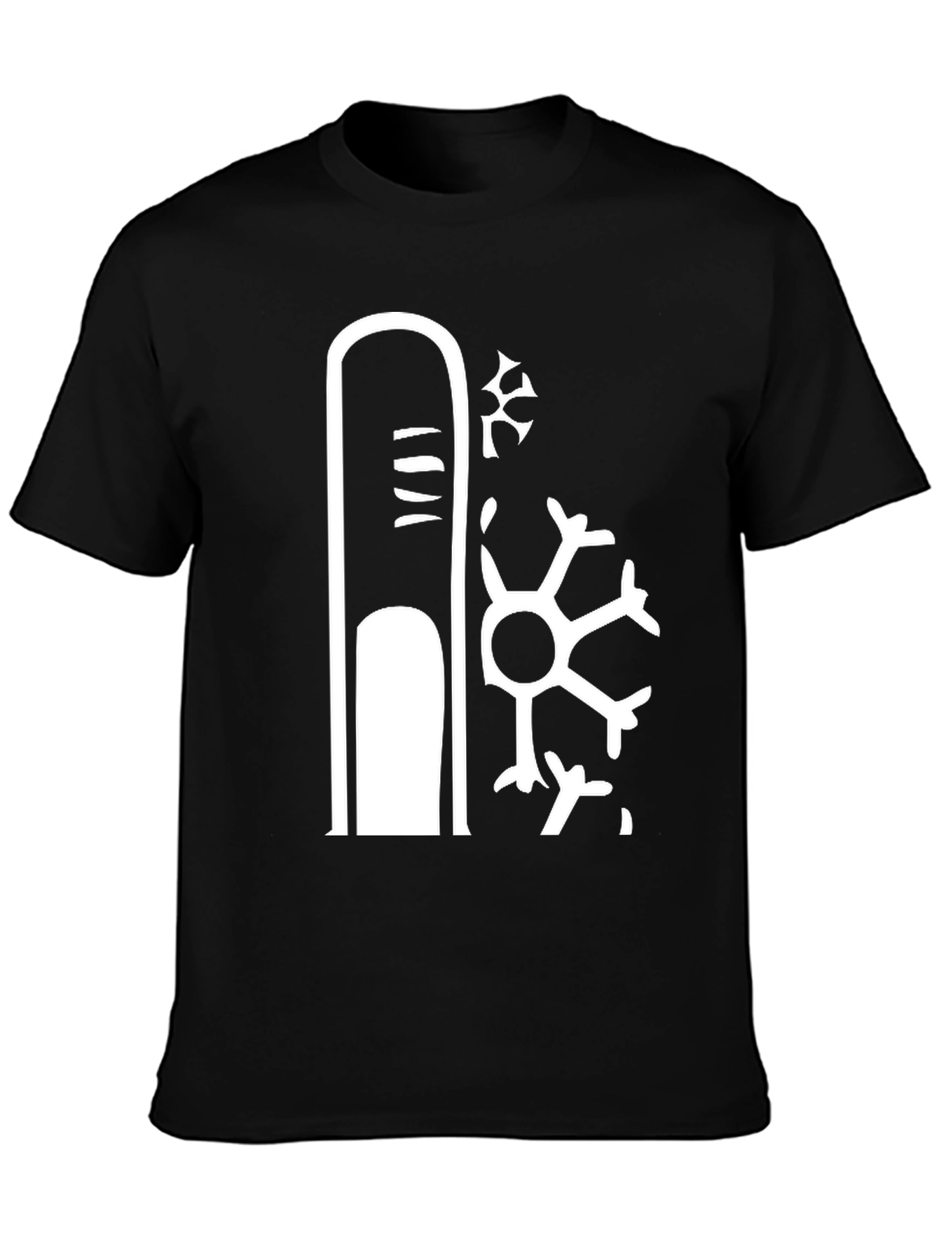 Cool Finger Snowflake Graphic Tee