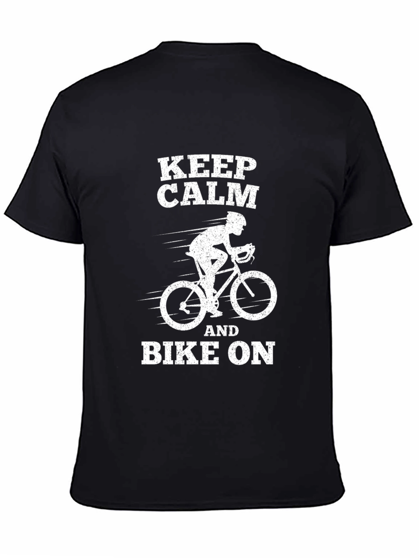 Keep Calm and Bike On T-Shirt