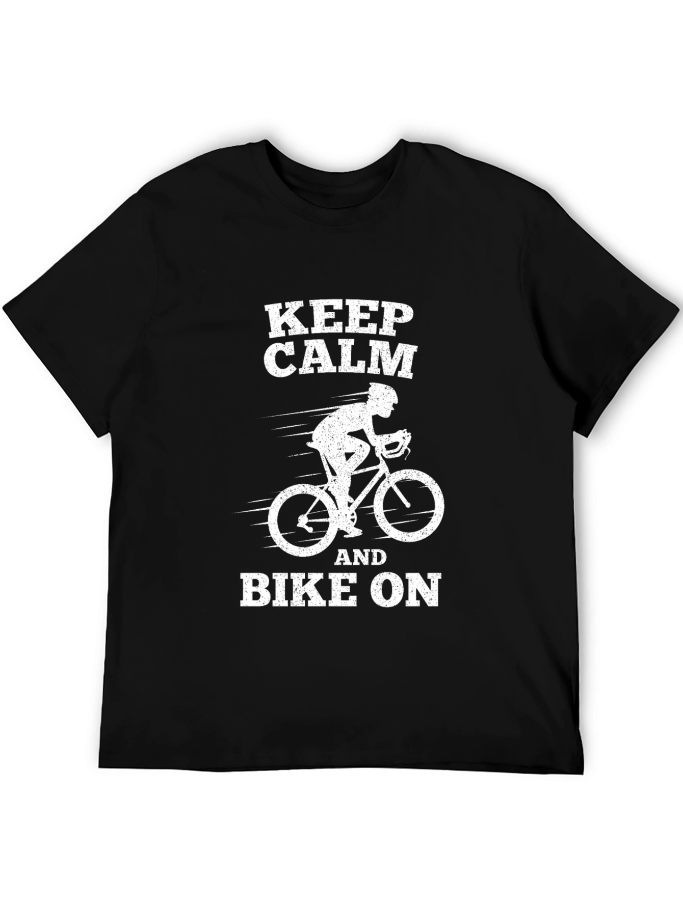 Keep Calm and Bike On T-Shirt