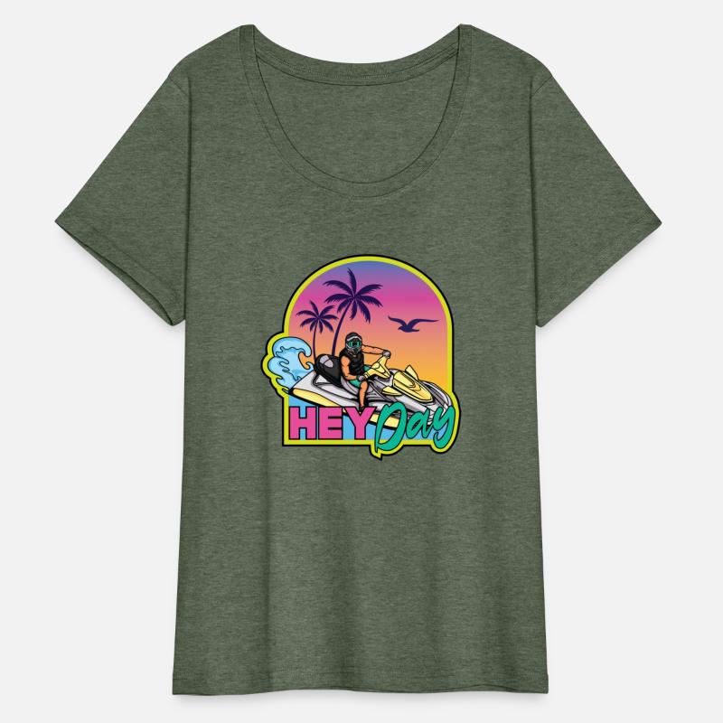 Jet Ski "Slaying Waves" Logo by "Hey Day"