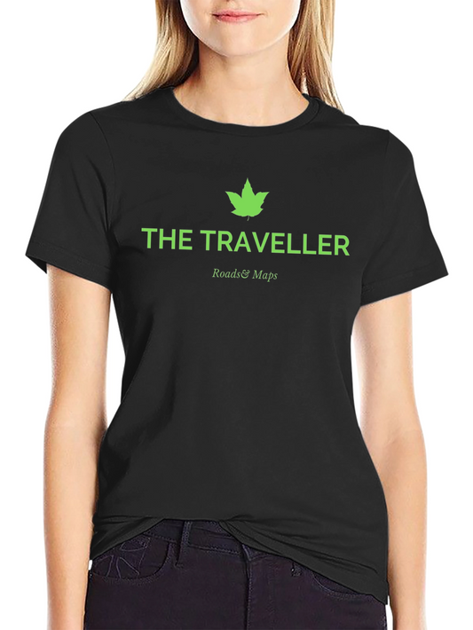 The Traveller T-Shirt - Roads & Maps Graphic Tee
