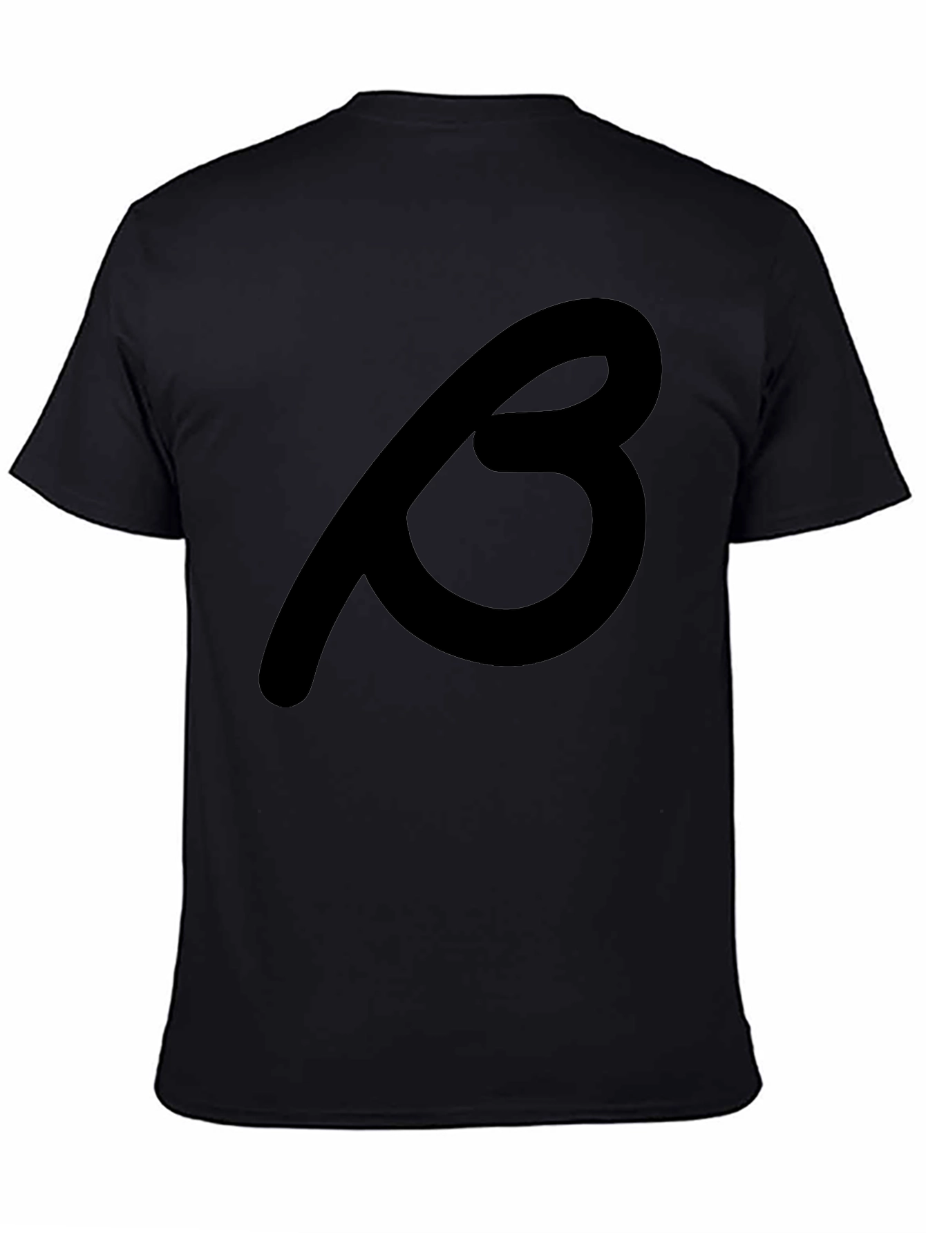 Black T-Shirt with Beta Symbol