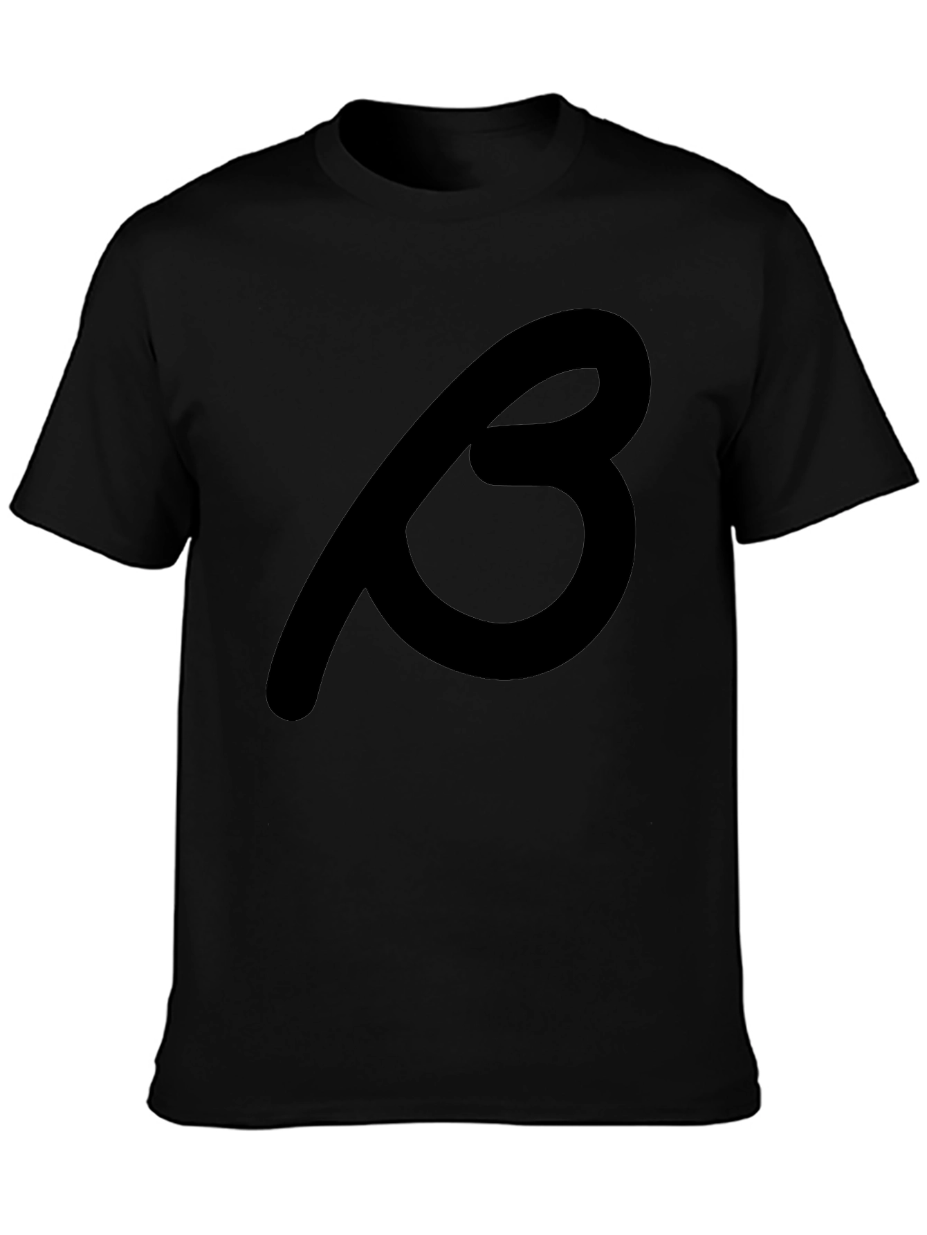 Black T-Shirt with Beta Symbol